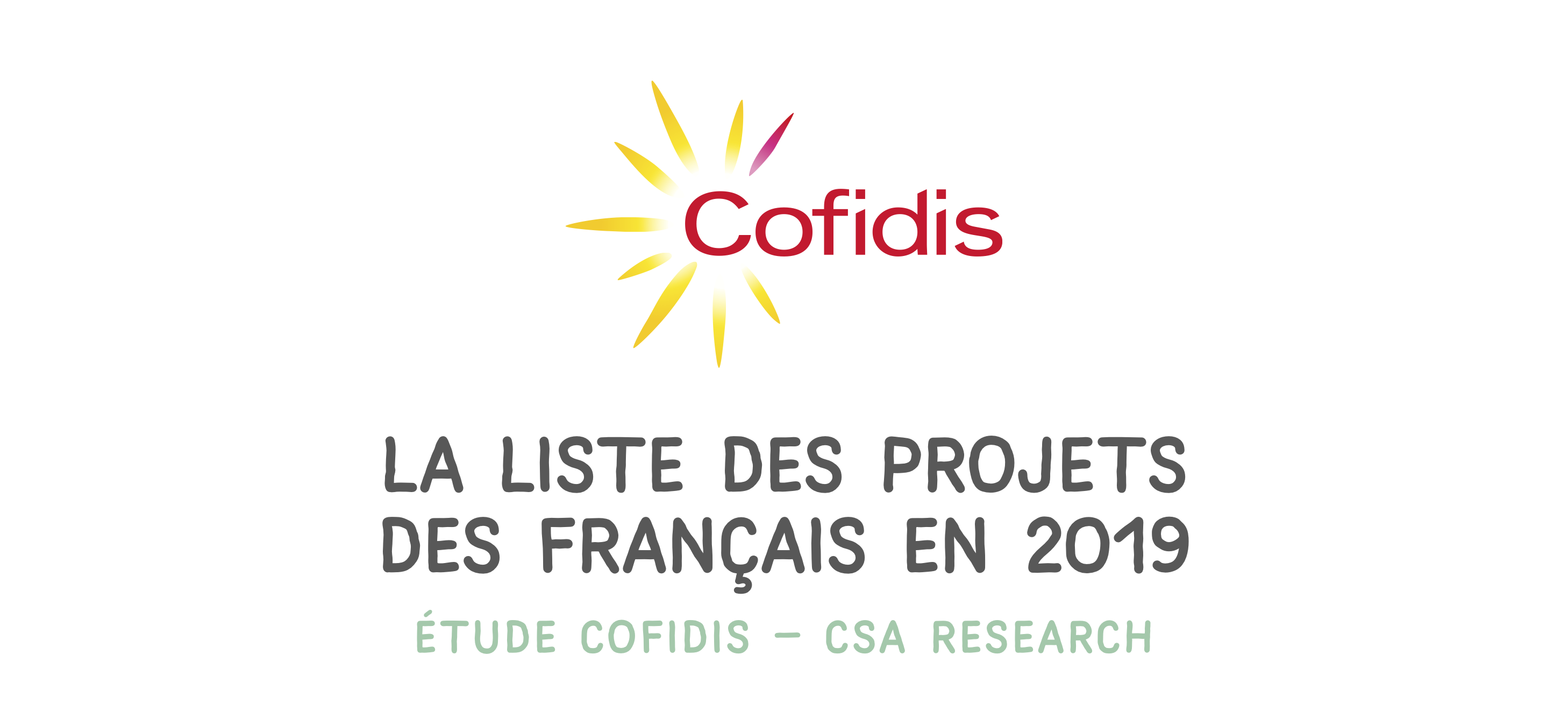 La liste des projets des Francais en 2019