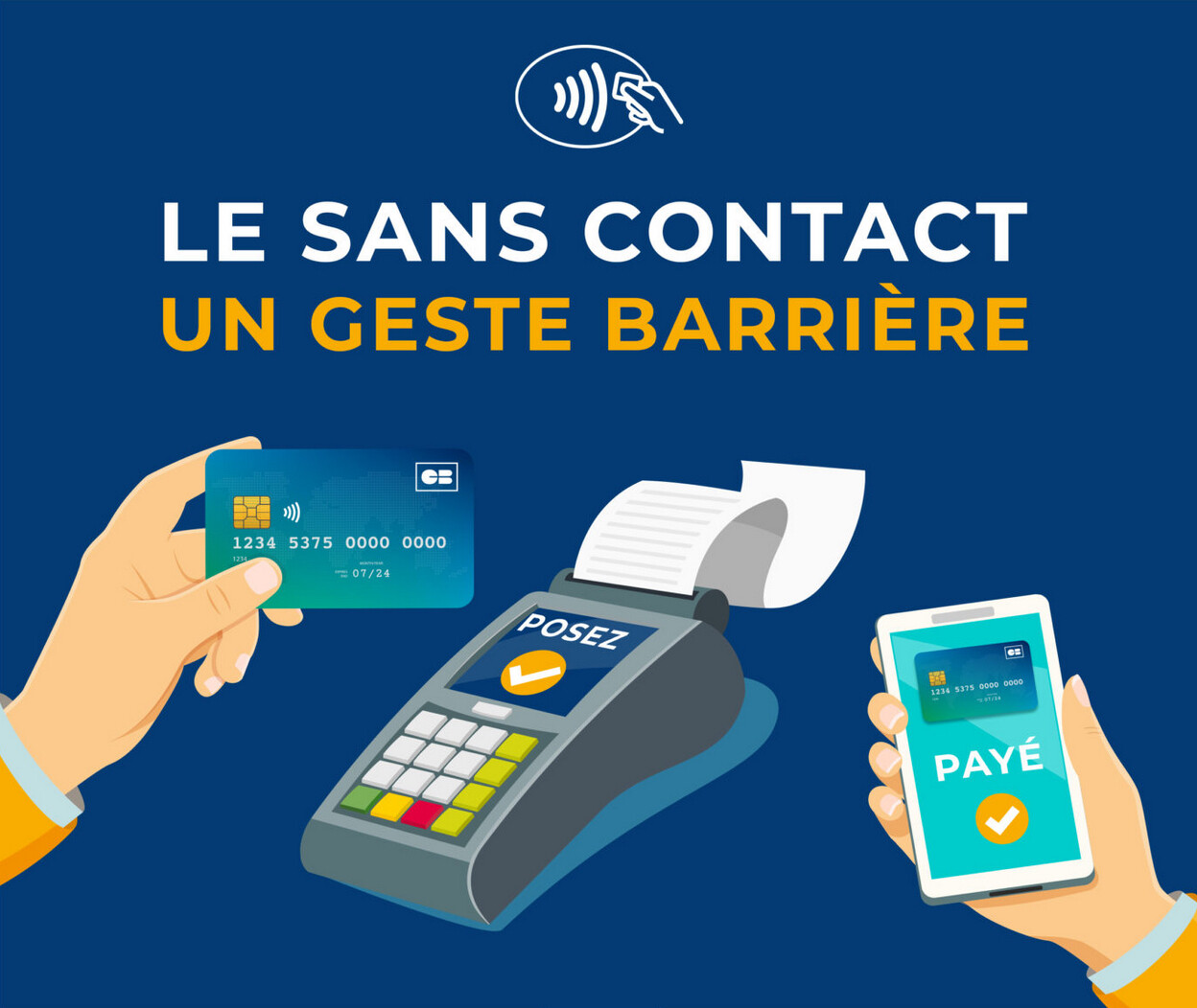 Le paiement sans contact, un geste barrière