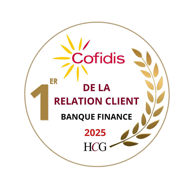 Cofidis - premier de la relation client Banque Finance 2025 - HCG